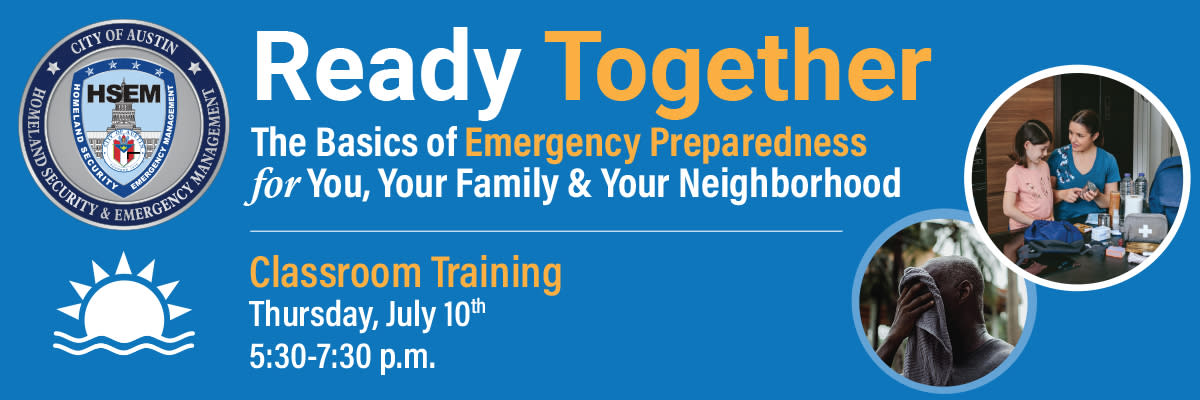 Featured image for Ready Together: The Basics of Emergency Preparedness-Water and Heat Safety Module