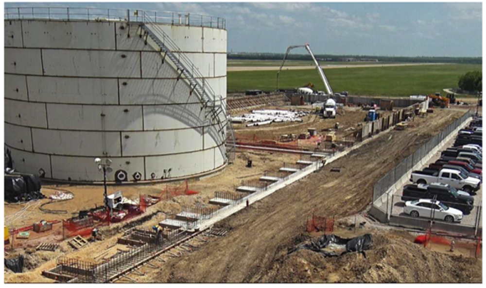 fuel tank under construcrtion