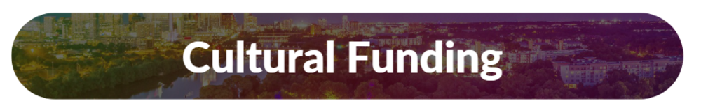 banner that reads Cultural Funding